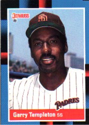1988 Donruss Baseball Cards    649     Garry Templeton SP